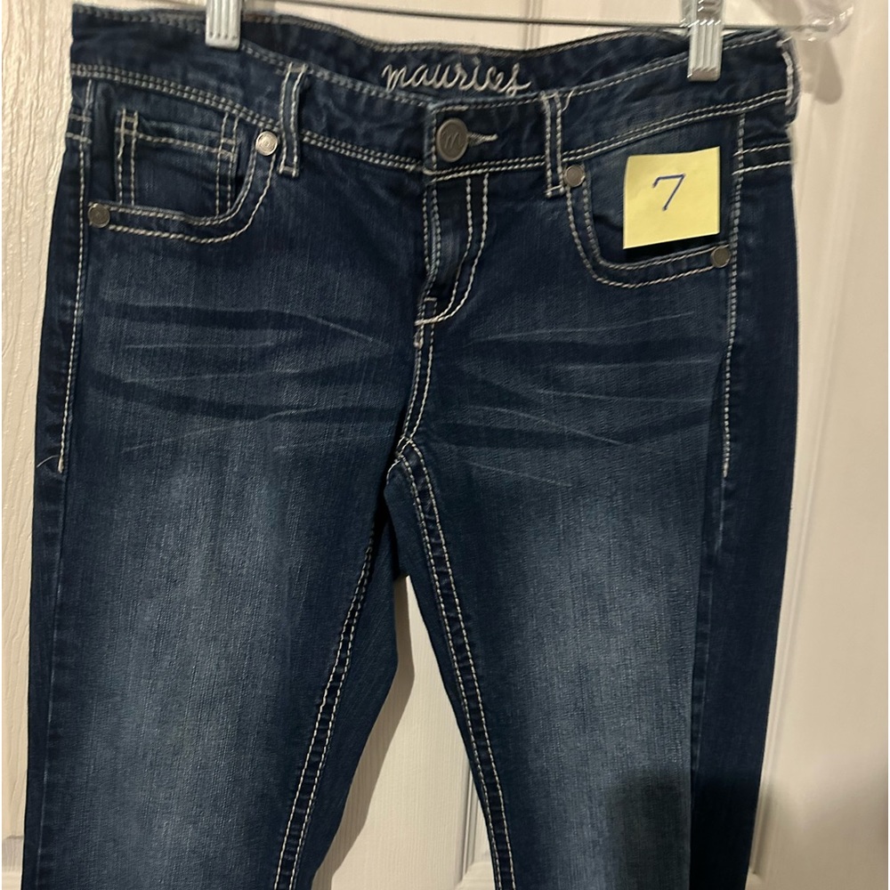 Maurices size 3/4 double stitch inseam